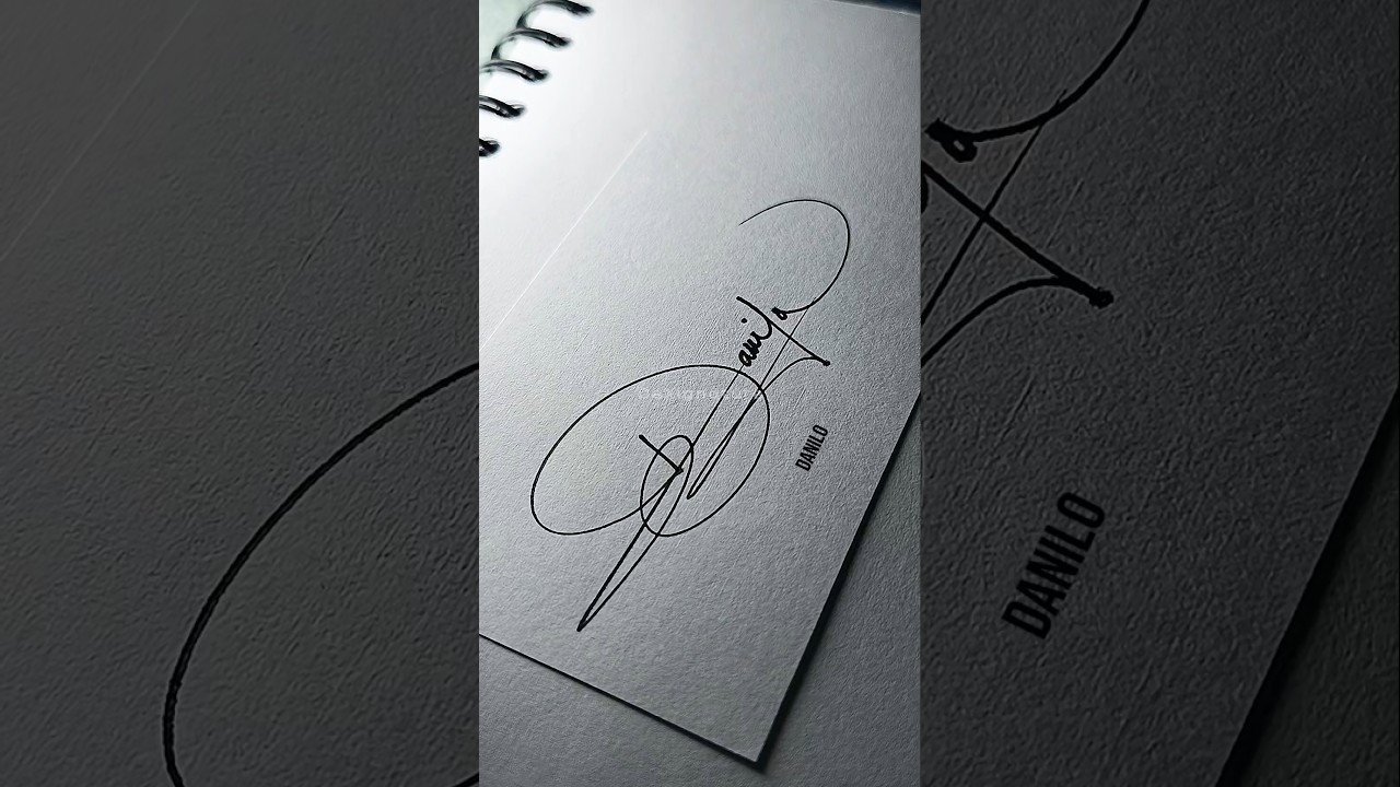 How to sign “DANILO” ✍🏻