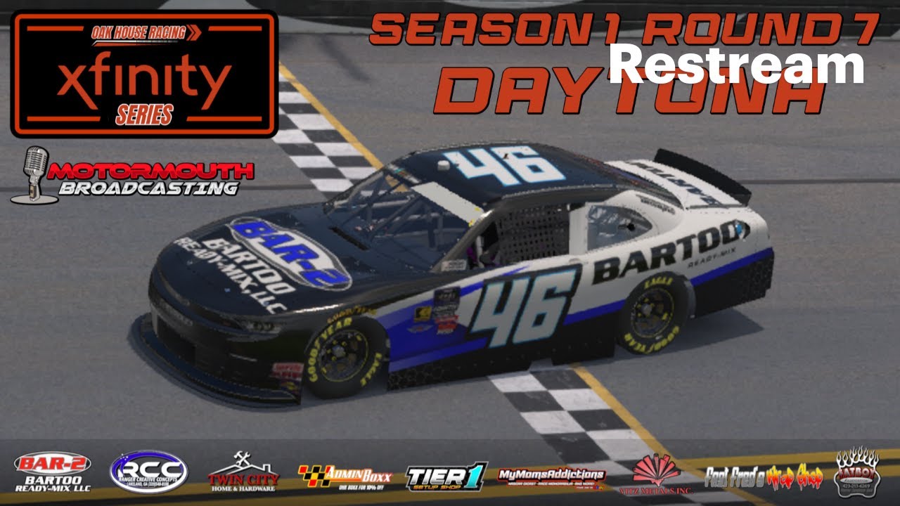 Oak House Racing Xfinity Championship Season 1 Rd 7 Live from Daytona International Speedway