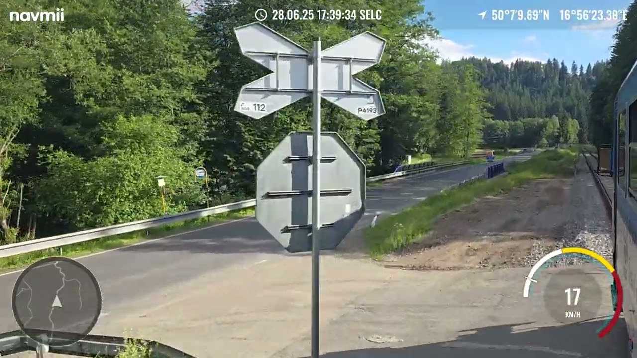 Trať 294 - Os 13671 - Staré Město pod Sněžníkem - Hanušovice s rychloměrem - ČD 810 292-3