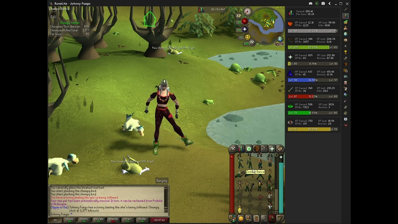 OSRS - Chompy Bird Pet Drop