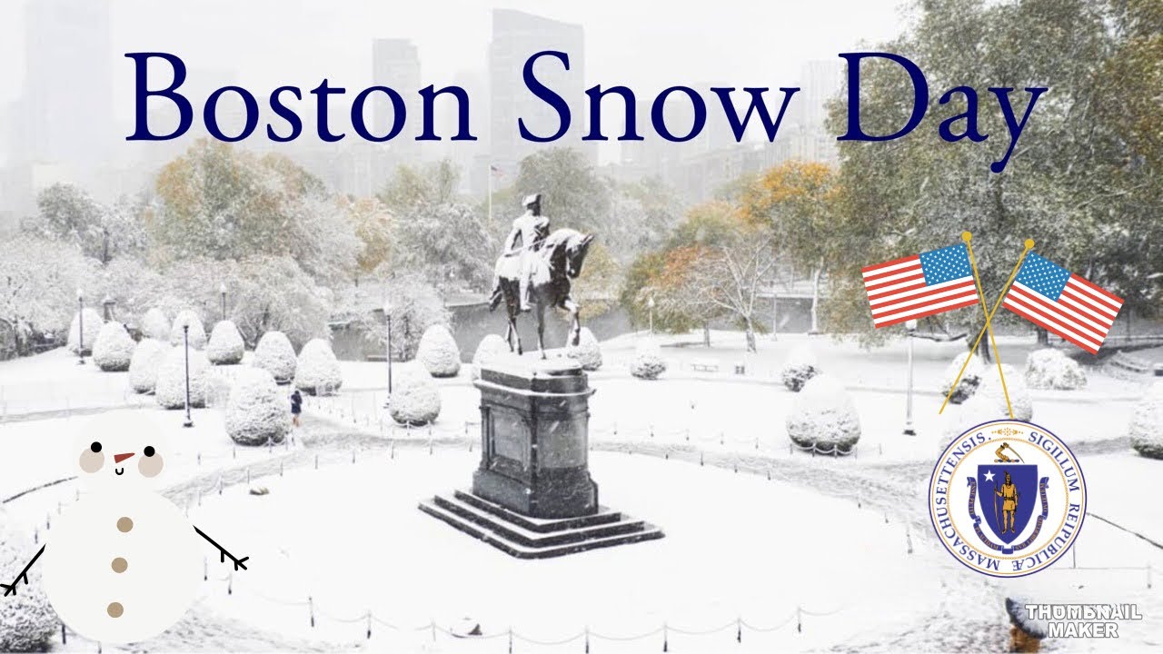boston Blanketed White#Drive (4K) #snow #traffic  #travel #Boston #go #highway #usa #massachusetts 