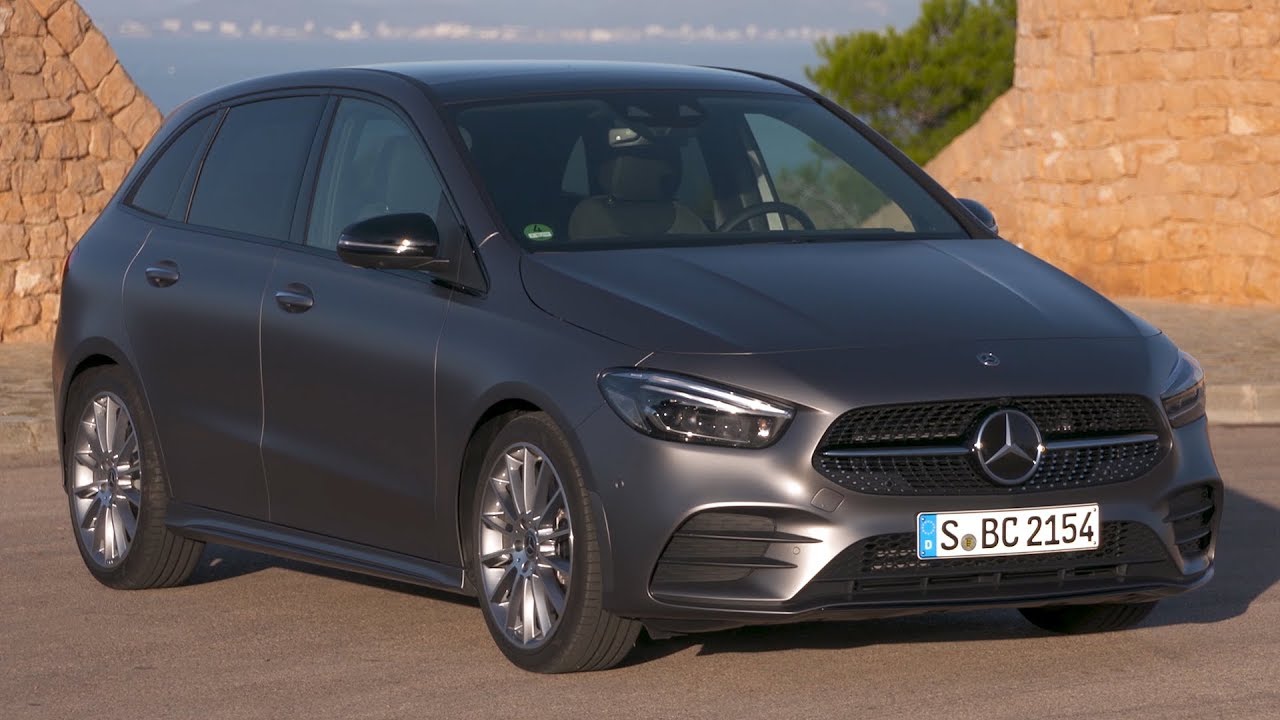 2019 Mercedes-Benz B200d | Designo Mountain Grey Magno | Exterior, Interior