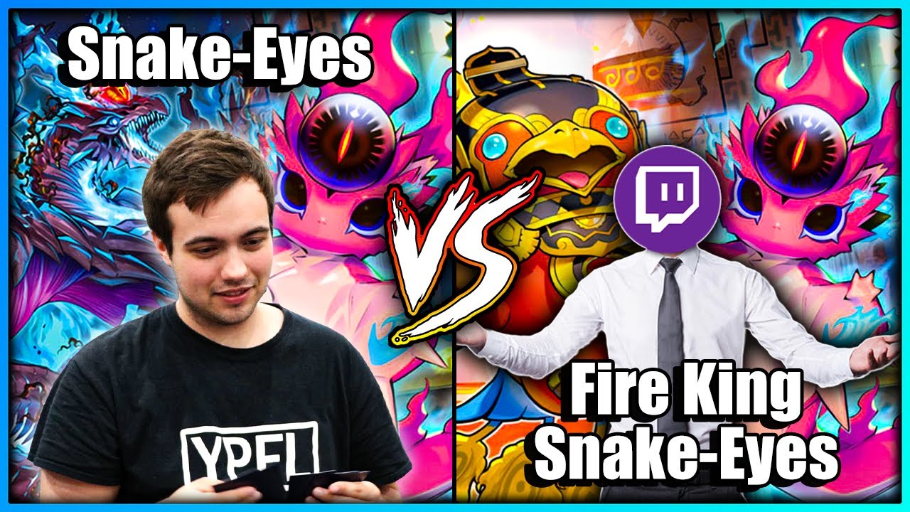 Joshua Schmidt (Snake-Eyes) vs Twitch Chat (Fire King Snake-Eyes) | Full Remote Match #1