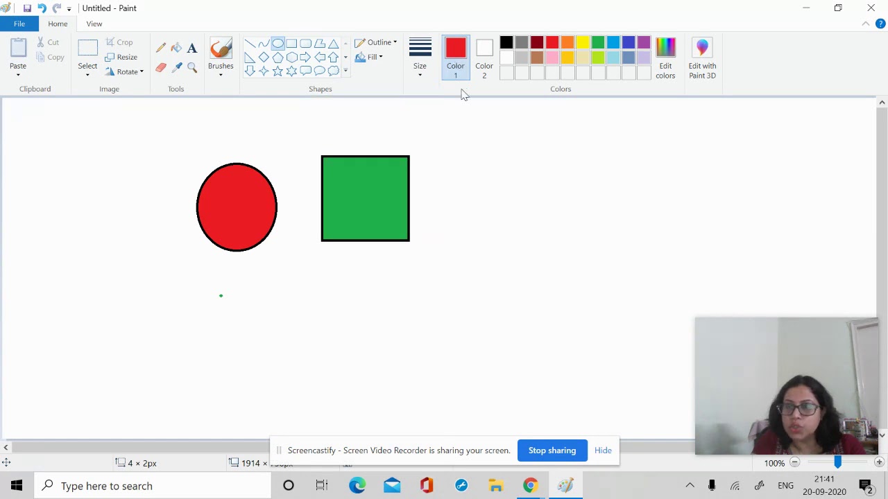 How to use color picker tool in MS Paint