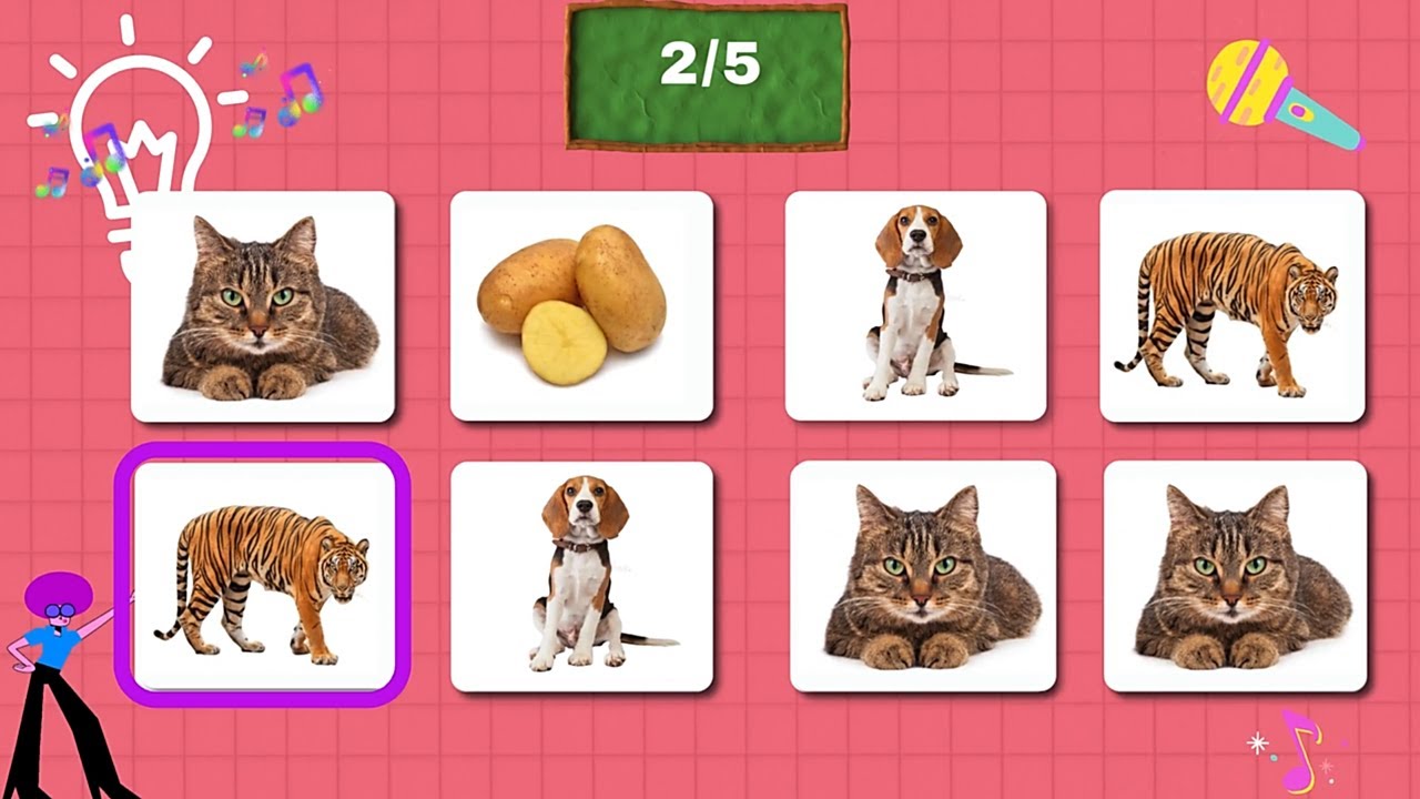 Di la Palabra al Ritmo en Español 🎵 || Nivel 1-3 Fácil, Medio y Difícil