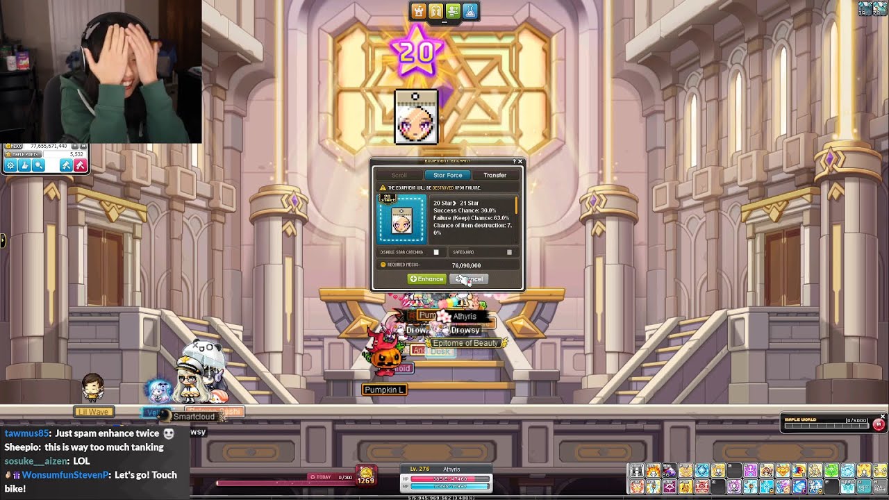 [Oct 28, 2023] 84b Mesos on my Aran for 5/10/15 Starforcing | MapleStory