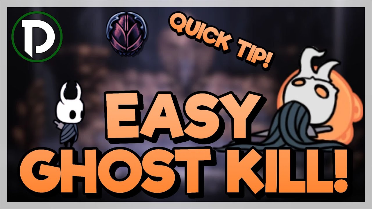 QUICK TIP! - You can KILL the Ghosts without doing anything! - Hollow Knight! (Lost Kin)