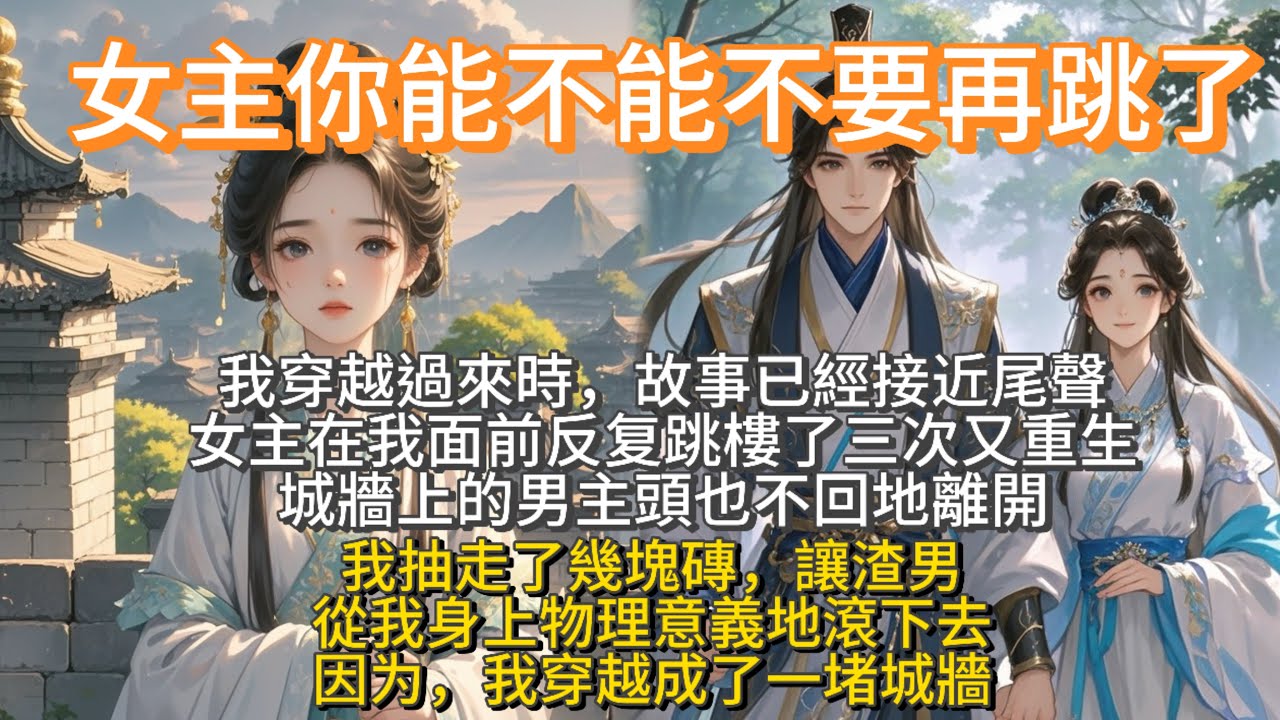 完結腦洞文：我穿越成了一堵城牆。我來時， 女主像只白鳥一樣從城牆墜落，血濺了我一身，痛得我渾身發抖，然後這個畫面反覆了3次。 難不成我穿的是部重生文，女主可以讀檔重來、回頭是岸、封心鎖愛、怒踹渣男？