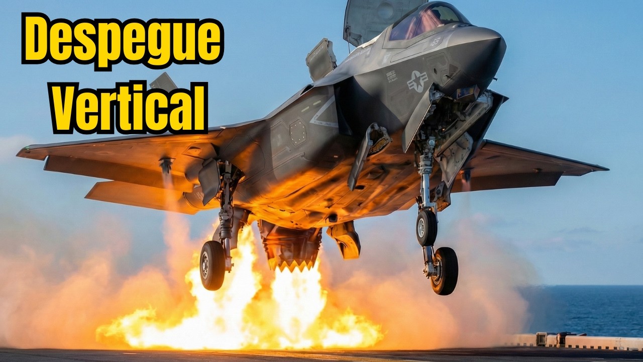 F-35 Despegue Vertical  | Avión de combate en Acción y su explicación