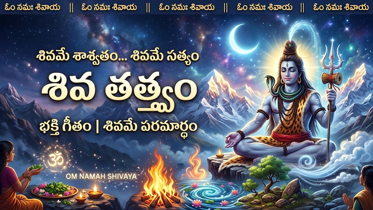 శివమే శాశ్వతం… శివమే సత్యం | ఓం నమః శివాయ భక్తి గానం | ఆత్మ శాంతి కోసం| @TatvaSwaram 