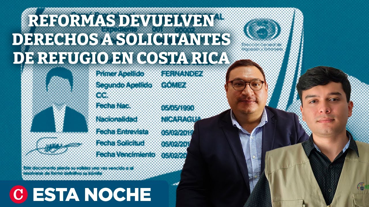 Solicitantes de refugio en Costa Rica tendrán derecho a permiso laboral al formalizar su petición