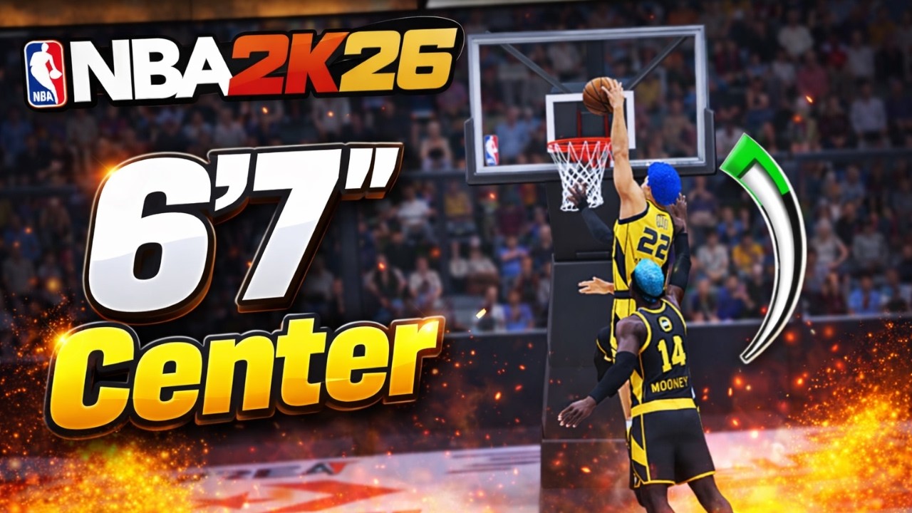 Мой центровой ростом 201 см — настоящий монстр в режиме 2 на 2 на полигоне NBA 2K26!