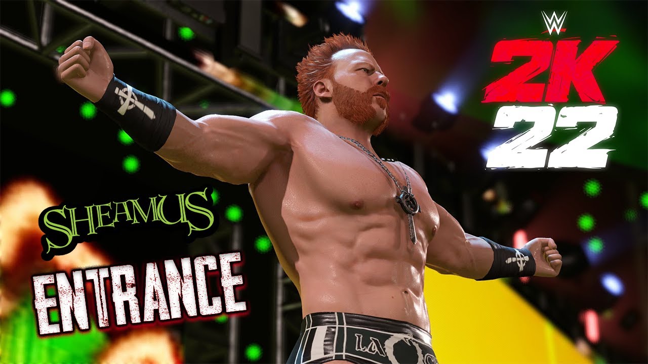 WWE 2K22 Sheamus Full Entrance - RAW Thunderdome Arena