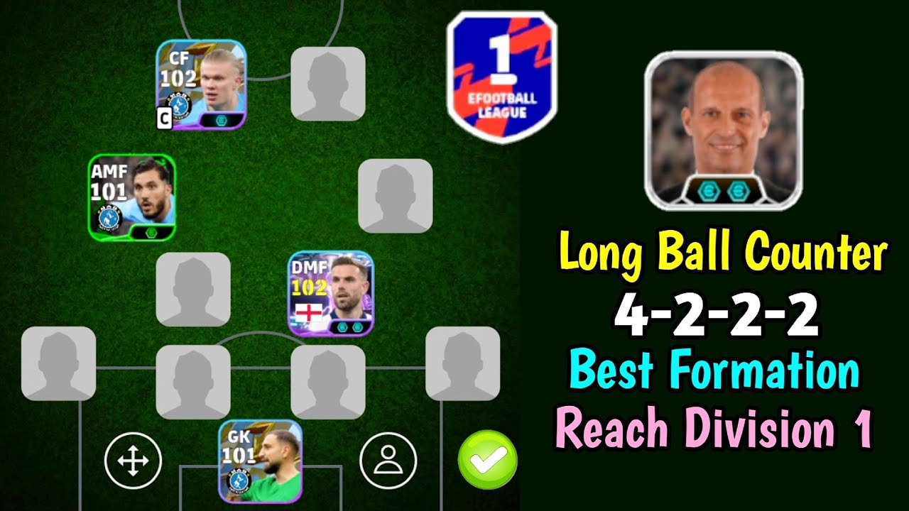BACK To 4-2-2-2 🔥 Long Ball Cointer 4-2-2-2 Formation Step By Step Guide ✅ eFootball 2026 Formation