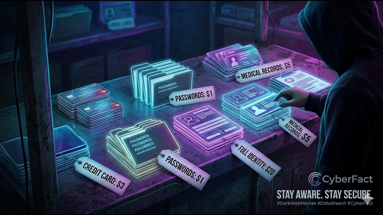 How Much Is Your Stolen Data Worth on the Dark Web?