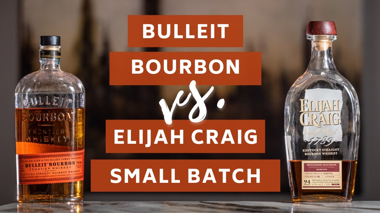 Bulleit Bourbon vs Elijah Craig BLIND BOURBON REVIEW | Which Bottle Is THE BEST BEGINNER BOURBON?