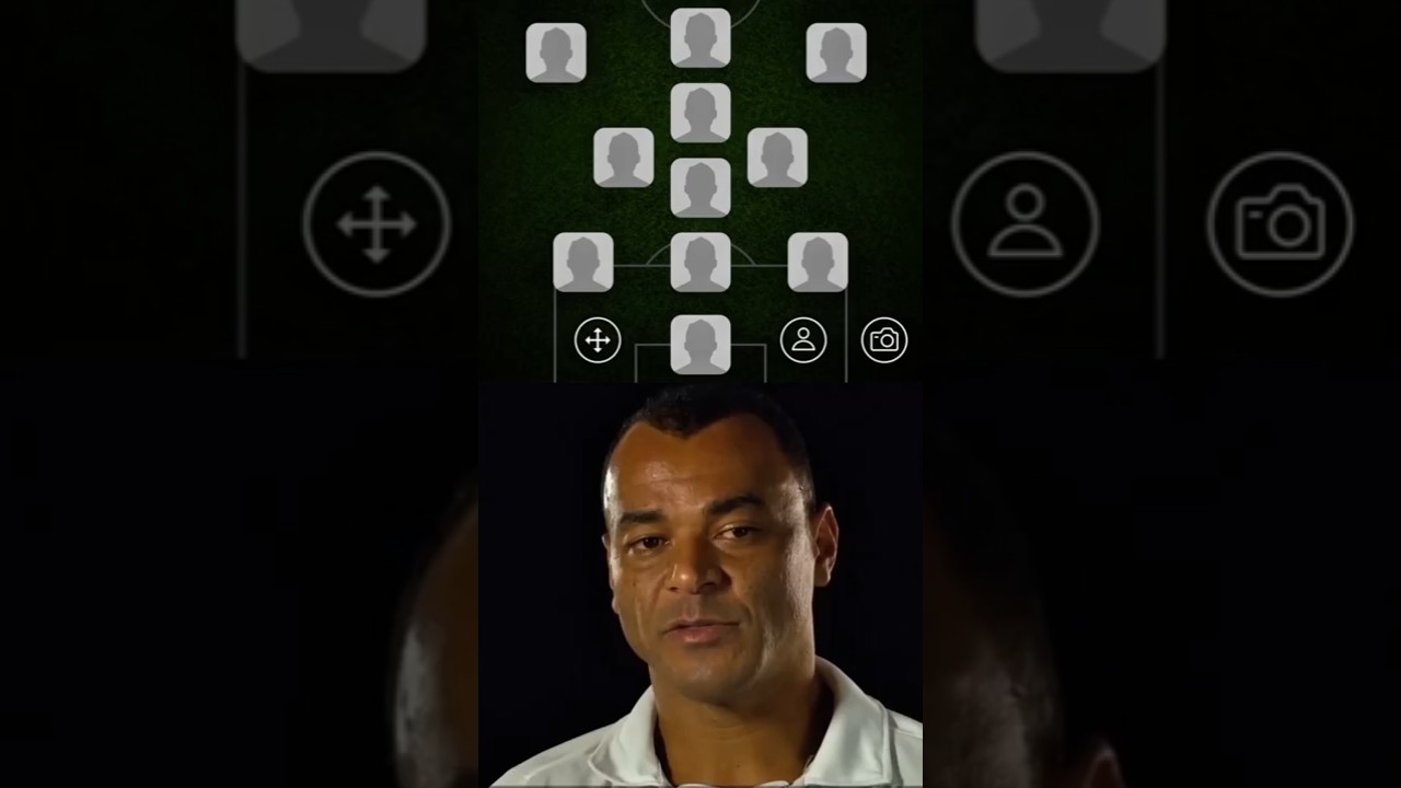 Cafu Picks His Dream Team 💀🤯 #efootball #efootballmobile