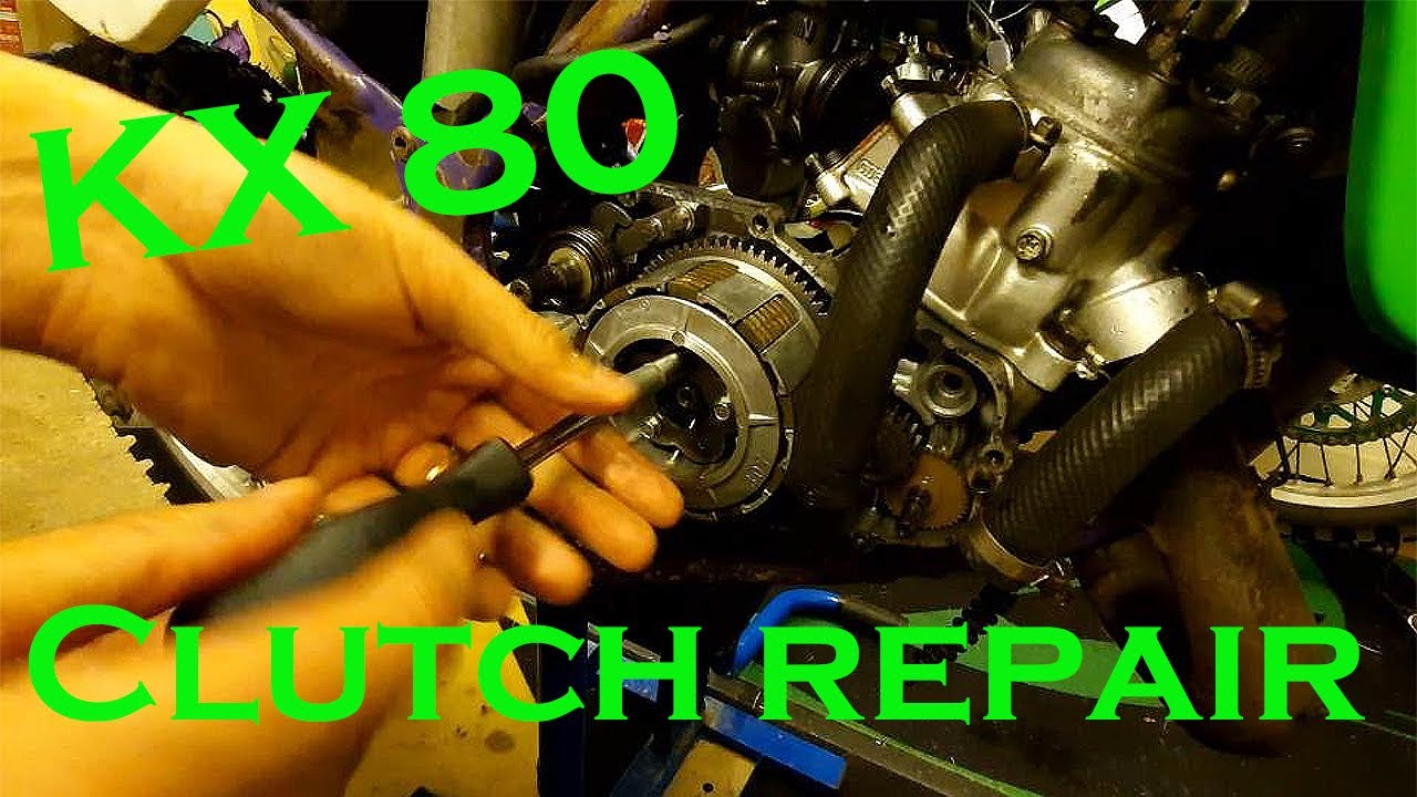 Kawasaki KX 80 clutch repair