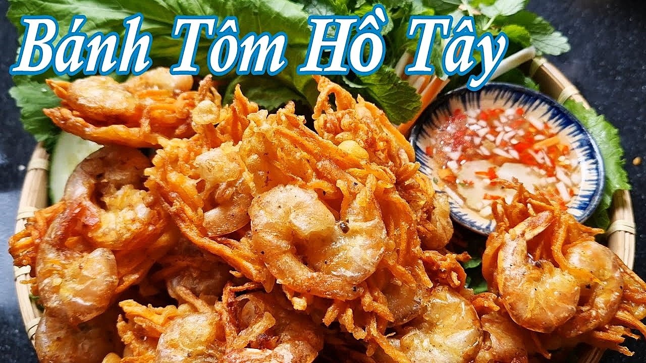 Bánh Tôm Hồ Tây ,Cách Làm Bánh Tôm Chuẩn Vị Hà Nội Vỏ Giòn Đổ Bánh Không Cần Khuôn