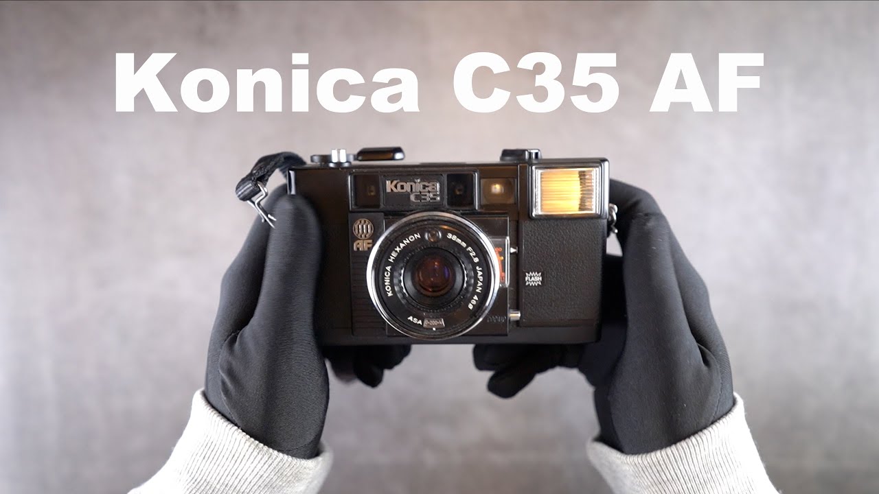 Unboxing Konica C35 AF Point & Shoot Film Camera | ASMR