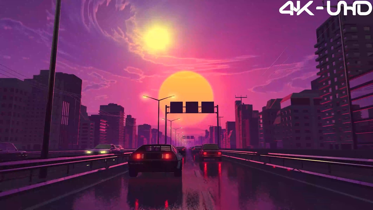 RETRO DELOREAN WALLPAPER - Creative Visuals - 4K