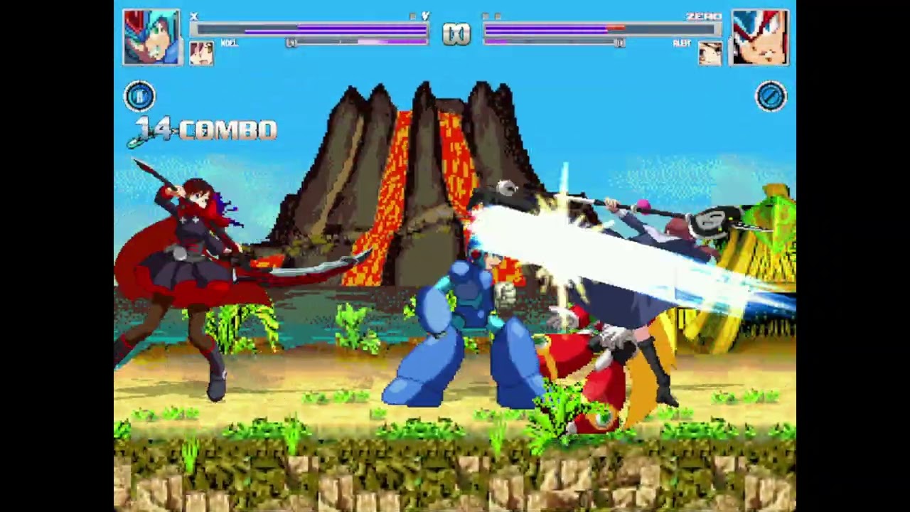 MUGEN Request: Mega Man X and Noel VS Zero and Ruby Rose