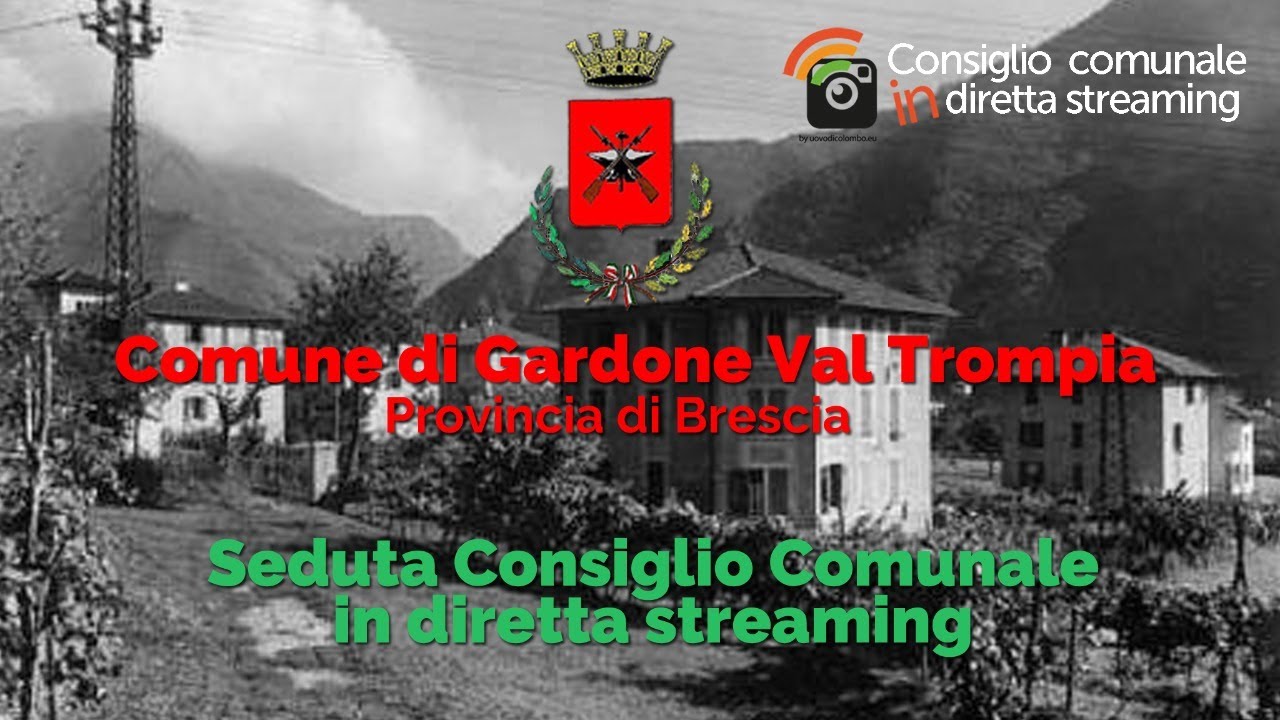 Consiglio comunale di Gardone Val Trompia di lunedì 21 ottobre 2024 ore 18:00