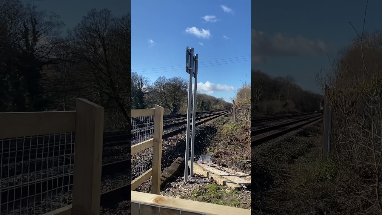 DB Schenker 66185 Passes Brynna Light Loco #train #trainspotting #railway #wales #dieseltrain #db