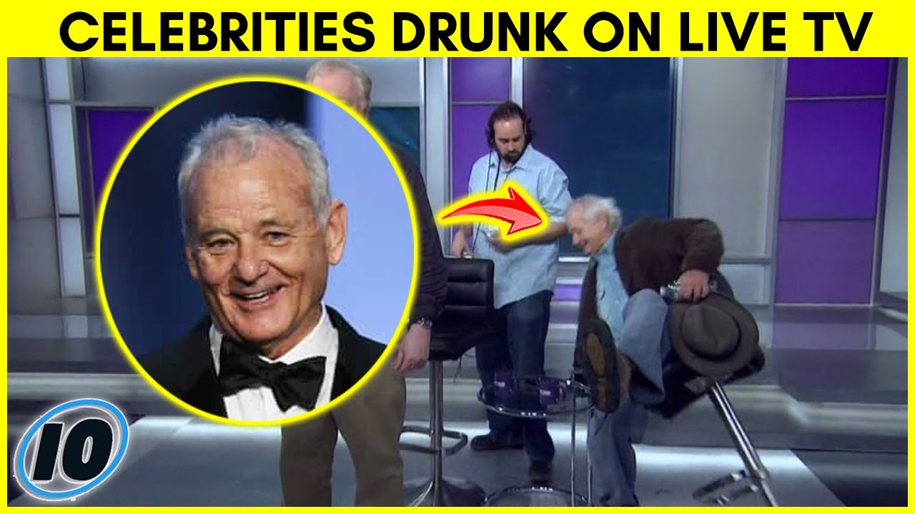 Top 10 Celebrities That Were Drunk On Live TV