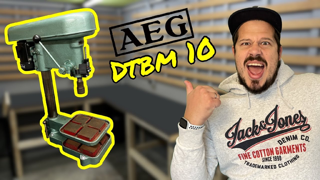 Meine uralte Tischbohrmaschine bekommt einen Bohrtisch