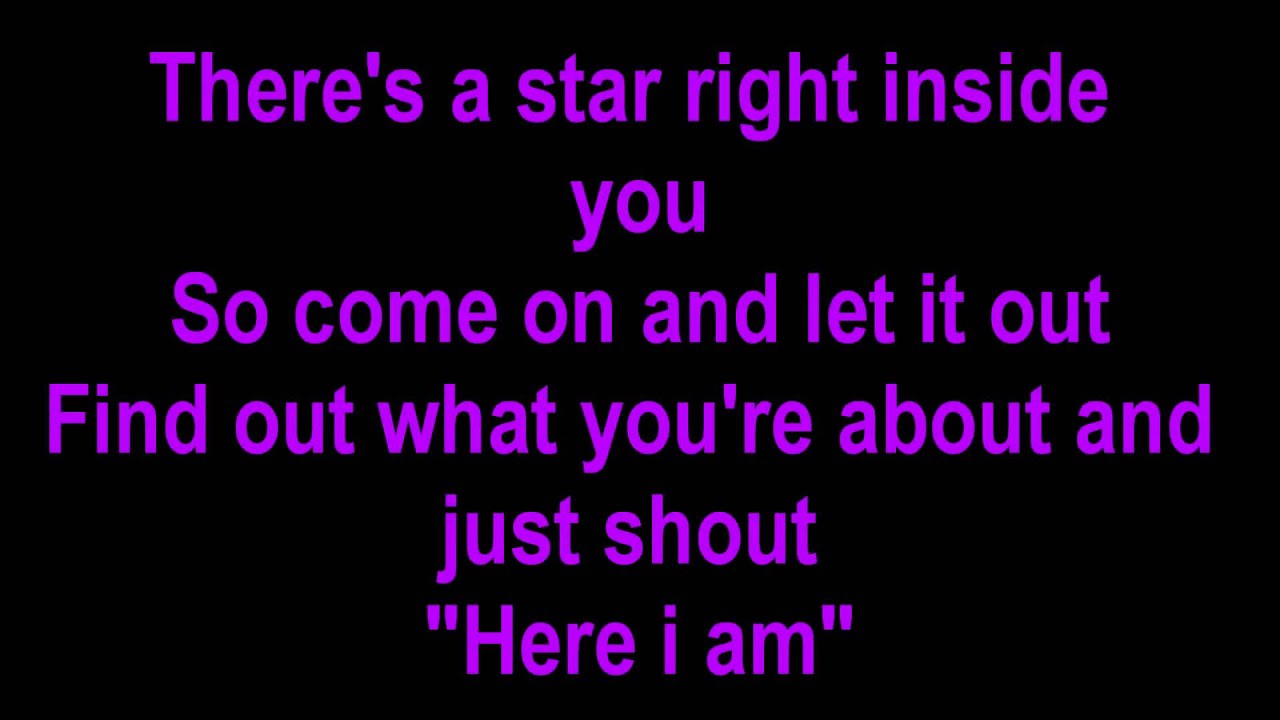 Here I Am - Barbie: The Princess and The Pop Star - Lyrics