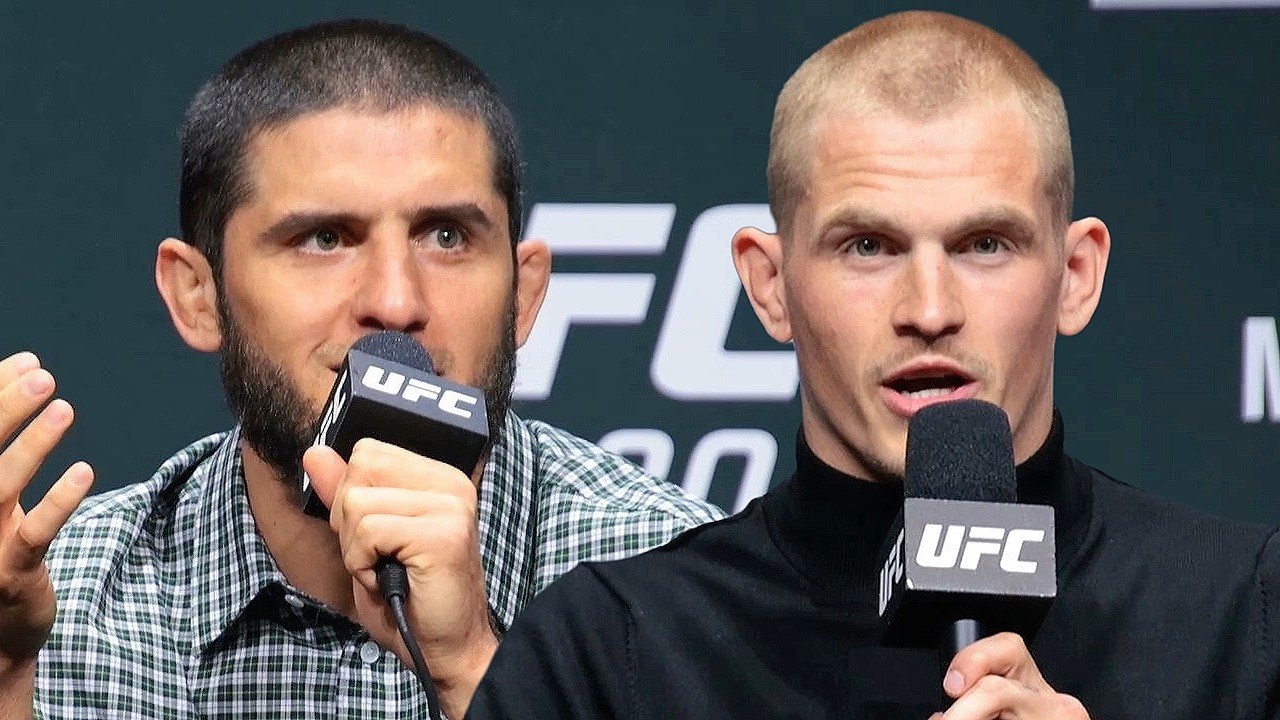 Islam Makhachev vs Ian Machado Garry FULL HEATED Final Press Conference & Face off Video