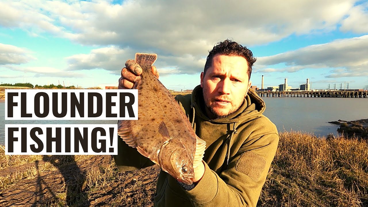 Flounder Fishing on a River Mouth