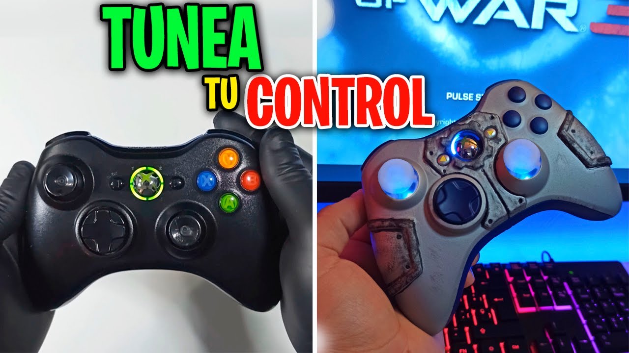 Como MODIFICAR tu control de xbox 360 con PLASTILINA / Mando Xbox 360 epico.