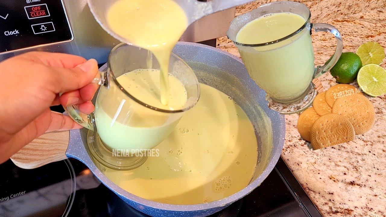 Atole Carlota de Limón 🍋 🍵 Atole de Limón
