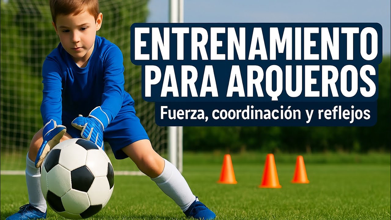 Entrenamiento para niños arqueros | Ejercicio completo de fuerza, coordinación y reflejos
