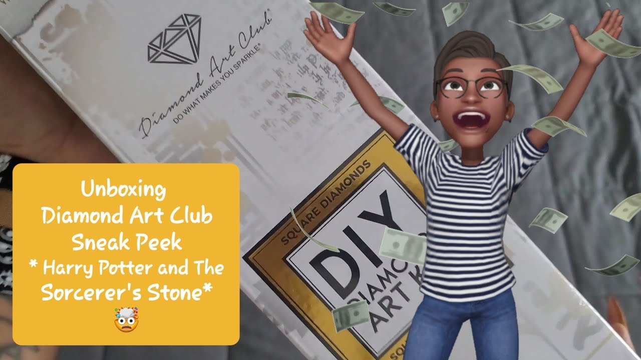 Unboxing Diamond Art Club Sneak Peek *Harry Potter and The Sorcerer's Stone *