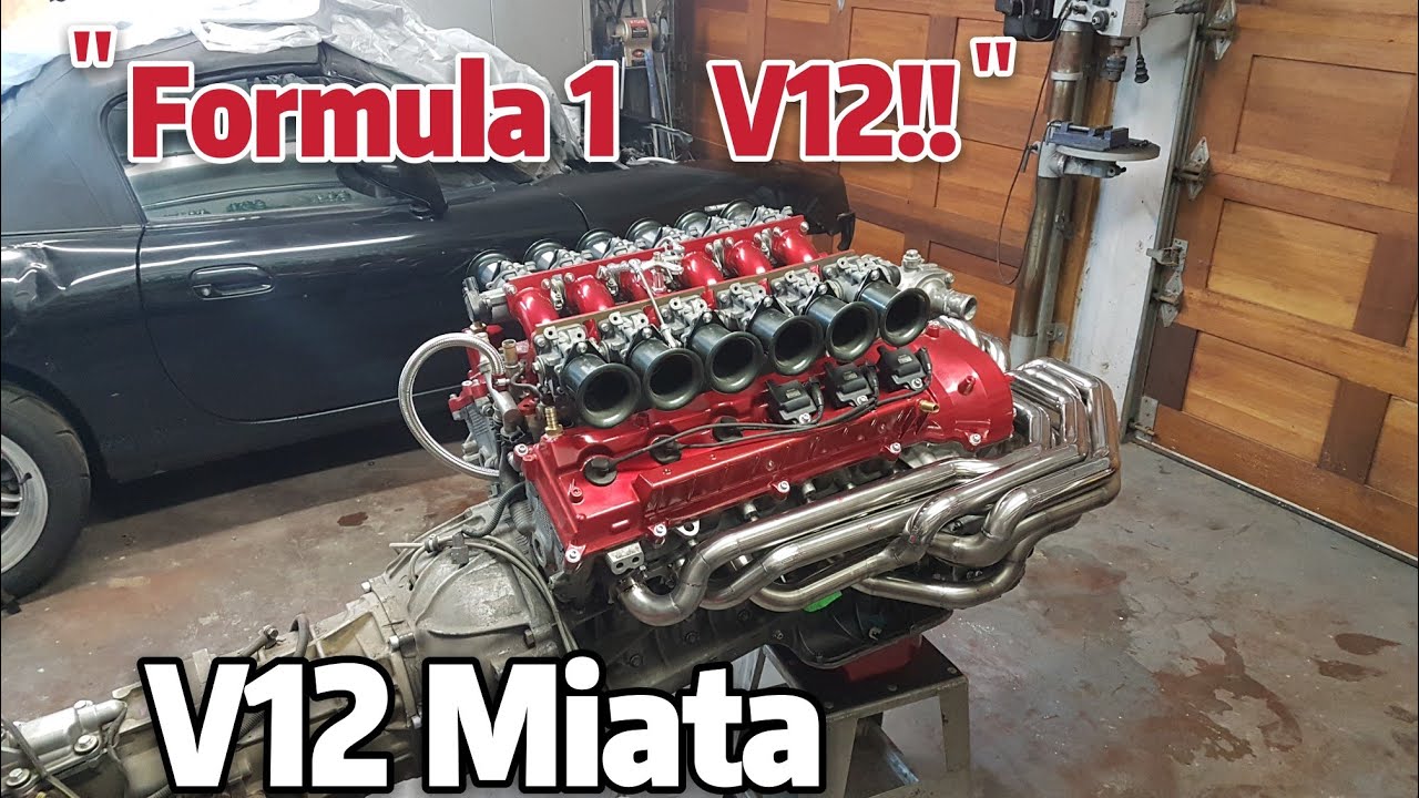 V12 Miata swap | F1 V12 | Toyota 1gzfe V12