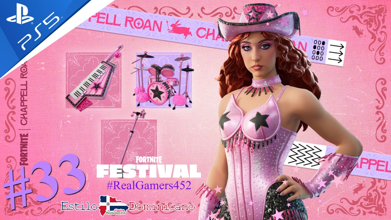 Fortnite Festival PS5 #33 Nueva Temporada 13 Chappell Roan y CLUB.. En Directo.