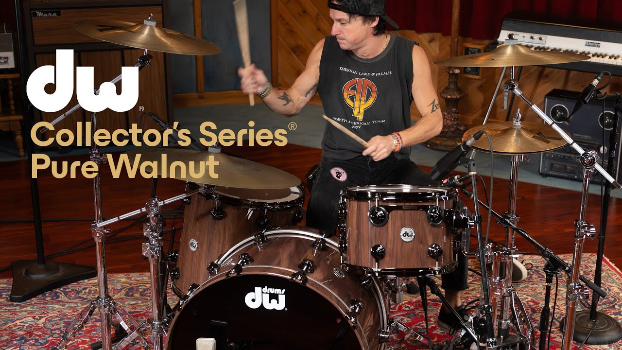 The Sound of DW Collector's Pure Walnut Drums