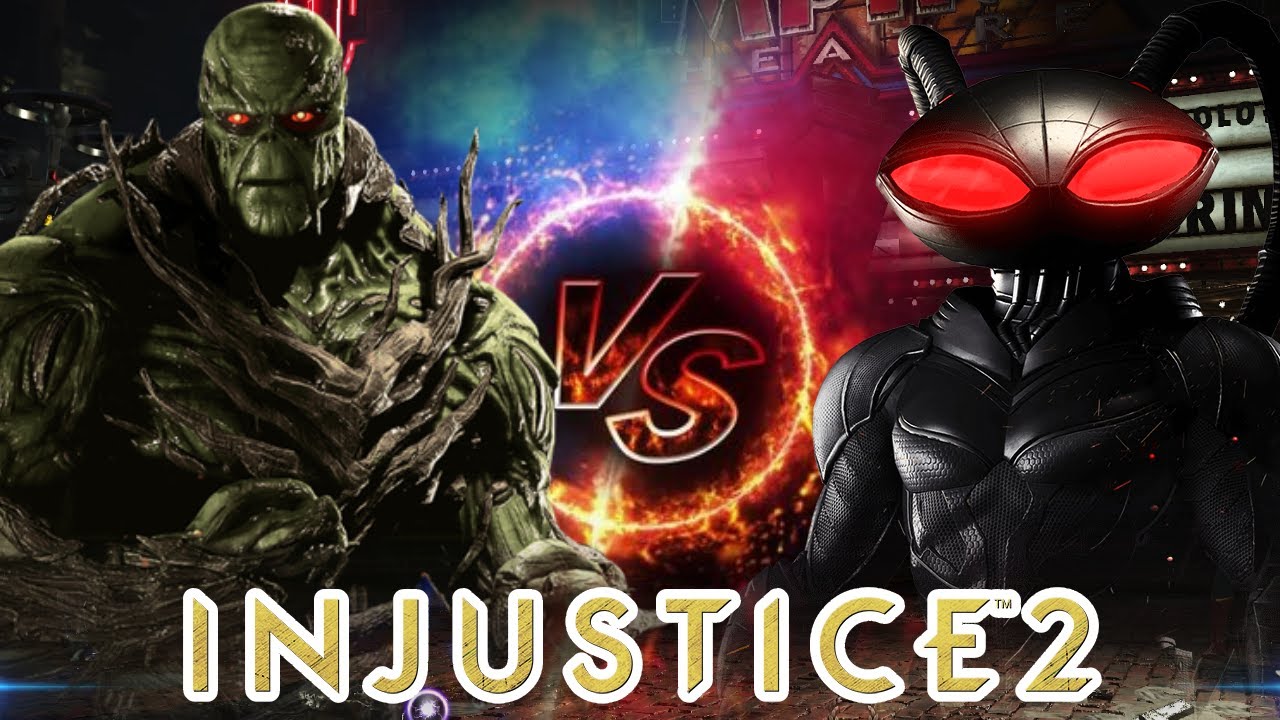 Injustice II Swamp Thing vs Black Manta Games Channel