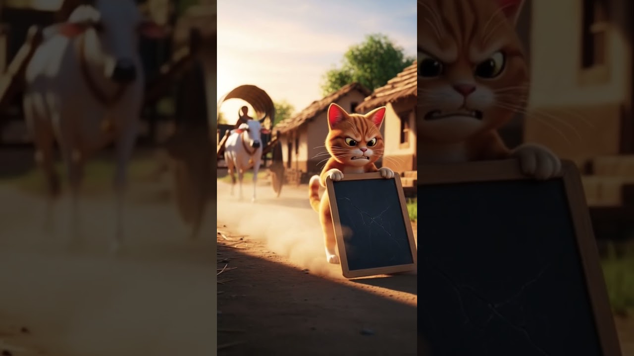 Ai animation cat video 