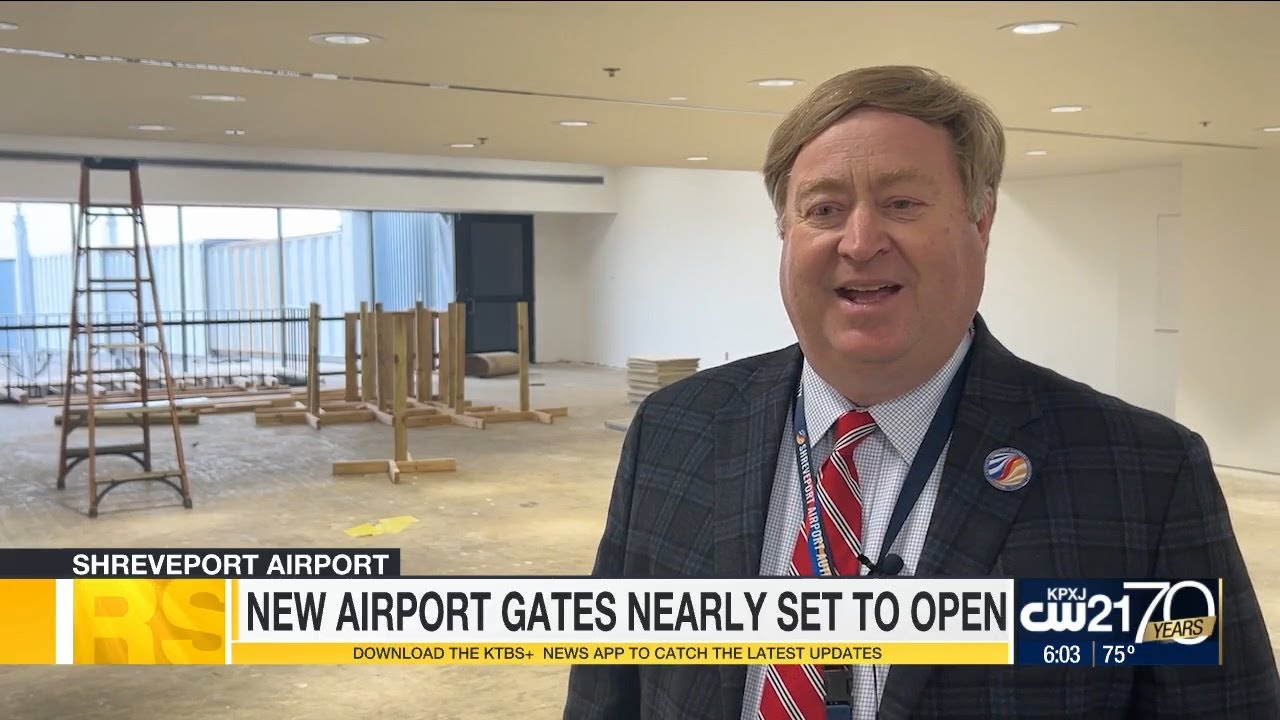Shreveport Regional Airport new gates ready to open