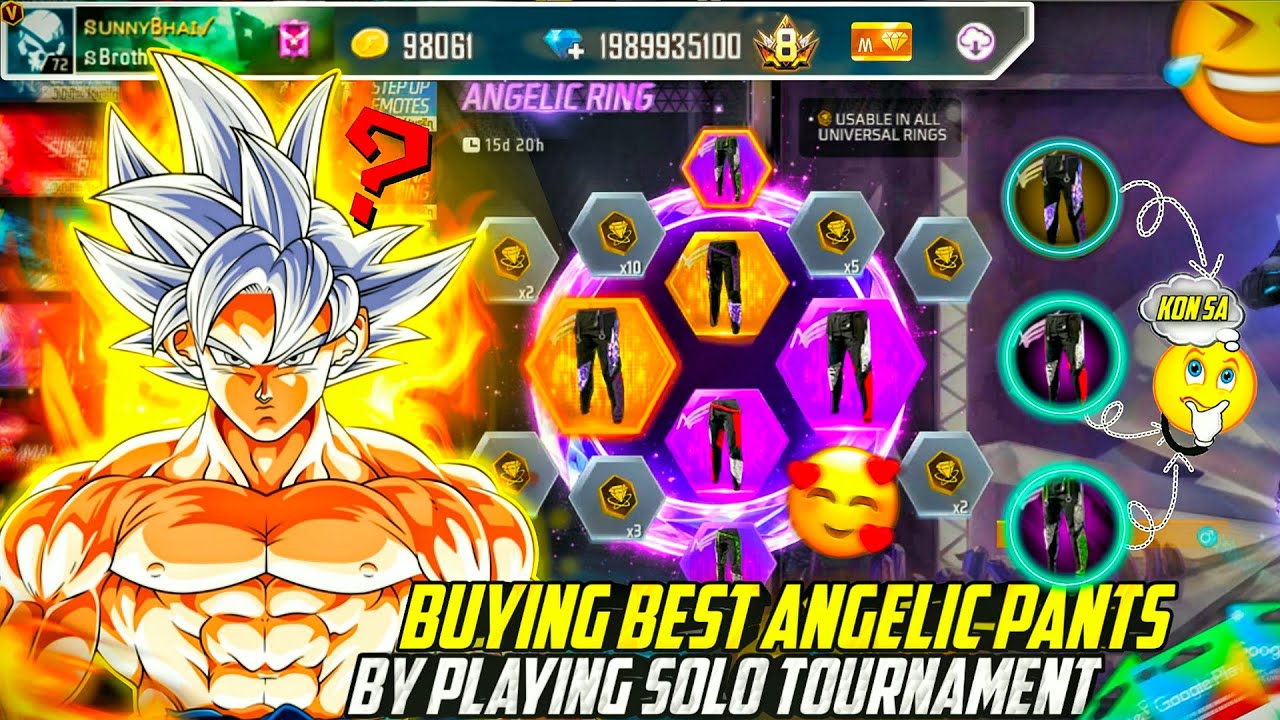 Playing 👻Free Fire 🔥 Solo 😎 tournament For Buying 🥶 Dengerous😈 Angelic 🪽 pant #gameplay #freefire 