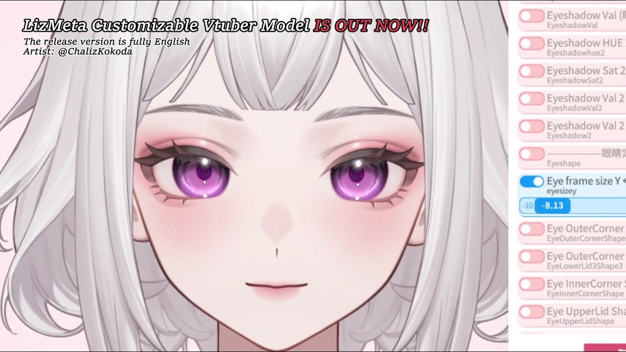 LizMeta Customizable Vtuber Model IS OUT NOW!!