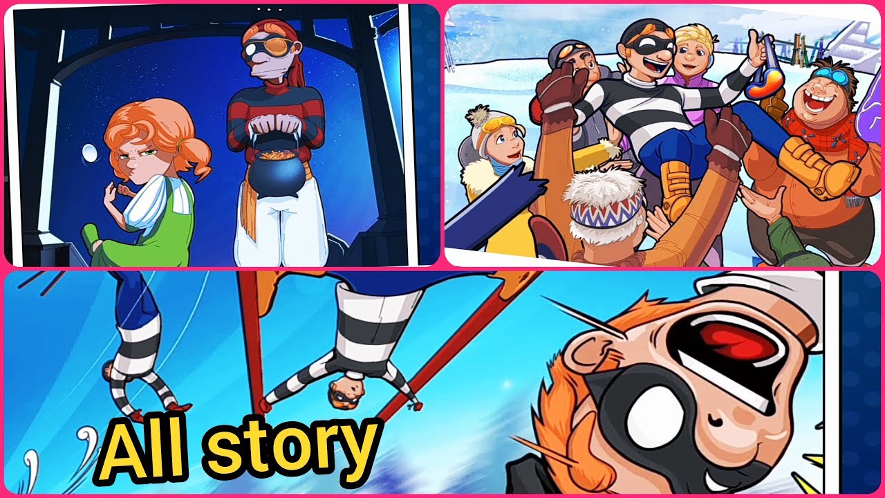 Robbery bob 2 all CUTSCENES | game offline