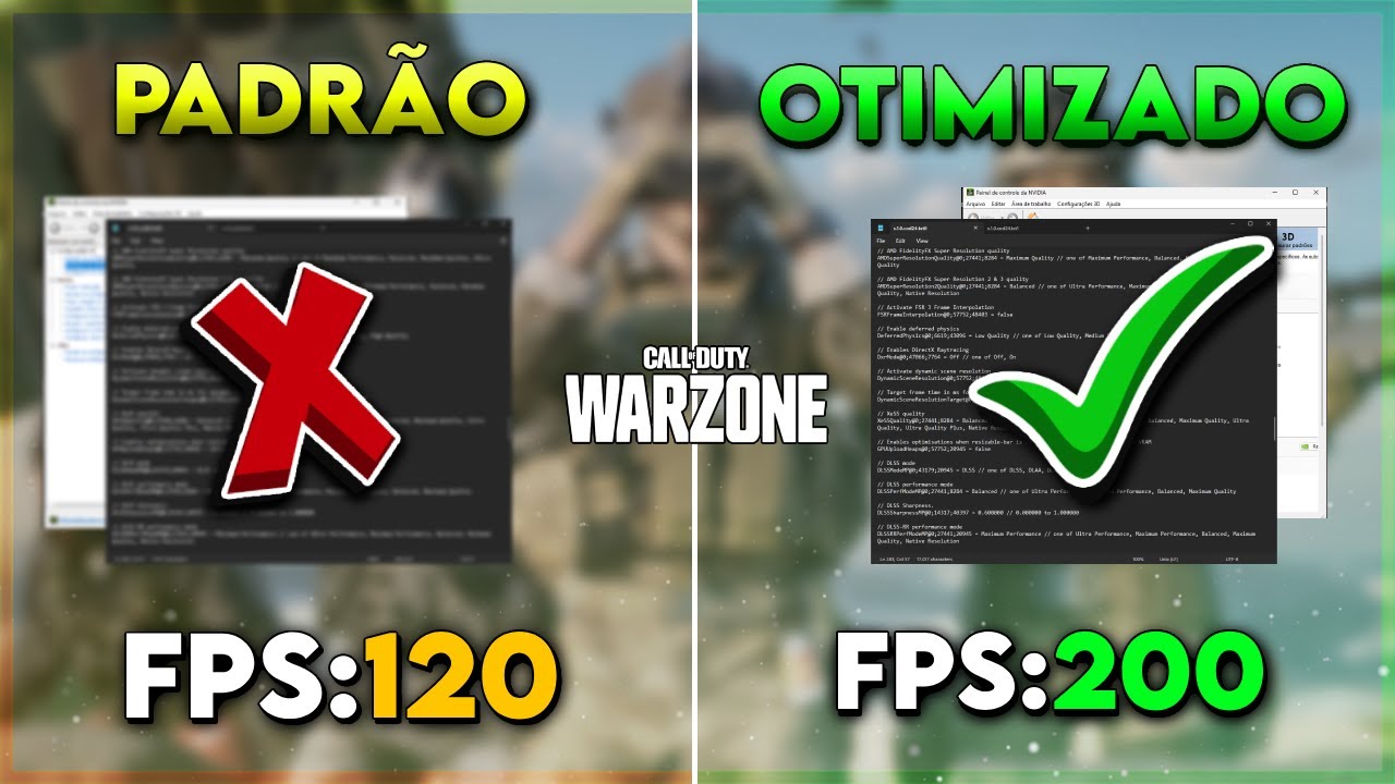 COD WARZONE S3: MELHORES OTIMIZAÇÕES PARA AUMENTAR FPS E DESEMPENHO! | Jogue Sem Travamentos✔️