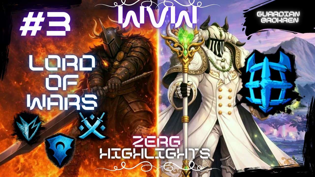 GW2 #WvW ZERG | ALL SPECS GUARDIAN HIGHLIGTHTS | #3 - Lord of Wars