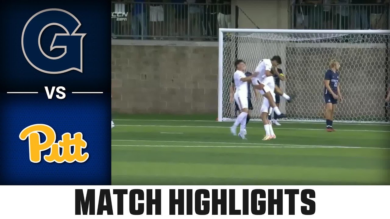 Georgetown vs. Pitt Match Highlights | 2024 ACC Men's Soccer