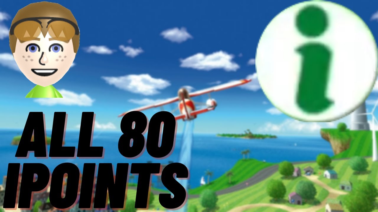 Wii Sports Resort Island Flyover - All 80 iPoints!